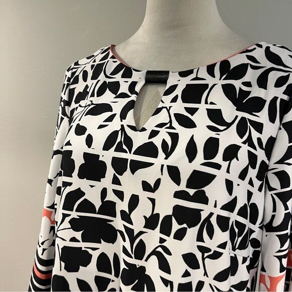 Emma & Michelle Floral long sleeve Dress size large - Picture 2 of 14